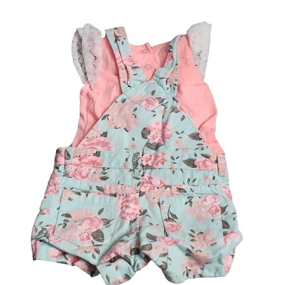 Little Lass Coveralls with Coordinating Top - Picture 4 of 8